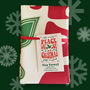 Christmas Tea Towel Gift And Tag, thumbnail 3 of 4