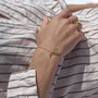 Compass With Garnet Bracelet In Silver Or Gold, thumbnail 2 of 7