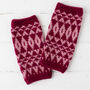 Mirror Knitted Wrist Warmers, thumbnail 7 of 10