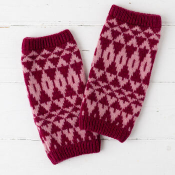 Mirror Knitted Wrist Warmers, 7 of 10