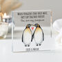 When Penguins Find Their Mate Gift, Couples Gift, thumbnail 1 of 2