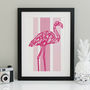 Personalised Flamingo Print, thumbnail 3 of 5