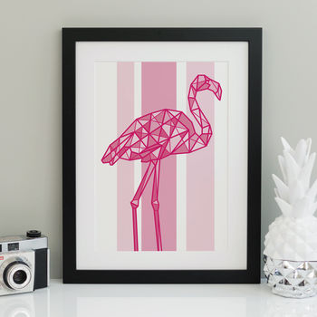 Personalised Flamingo Print, 3 of 5