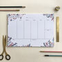 Bloomsbury Weekly Planner Desk Pad, thumbnail 5 of 5