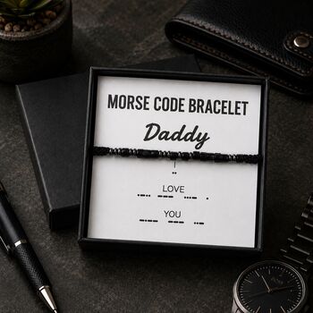 Morse Code Bracelet For Daddy, 2 of 7