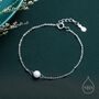 Sterling Silver Bead Bracelet, thumbnail 1 of 12