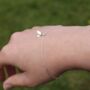 Duo Leaf Bracelet In Sterling Silver, thumbnail 2 of 8