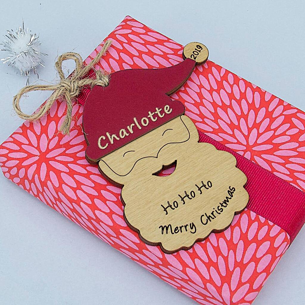 Father Christmas Tags Four Or More By Neltempo | notonthehighstreet.com