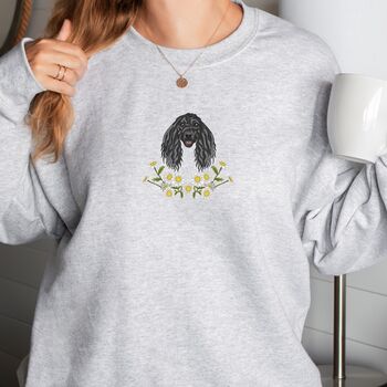 Personalised Afghan Hound Dog Sweatshirt, 6 of 9