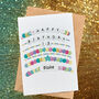 Friendship Bracelet Special Age Birthday Card, thumbnail 1 of 2
