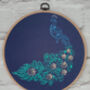 Peacock Banner Embroidery Kit, thumbnail 3 of 5