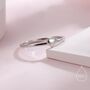 Sterling Silver Extra Tiny Heart Ring, thumbnail 1 of 11