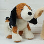Brown Black Cream, Puppy Baby Soft Toy, thumbnail 4 of 6