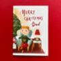 Christmas Greetings Card For Dad, thumbnail 2 of 6