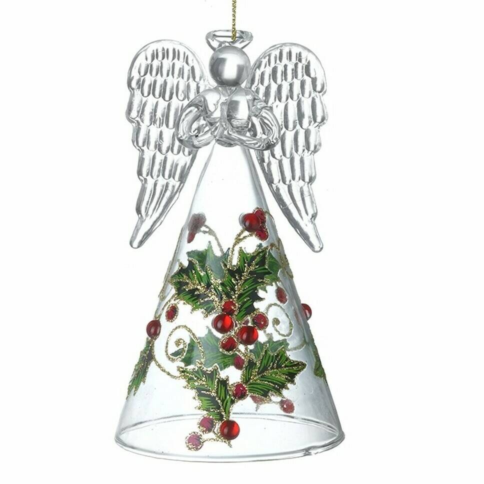Glass Angel With Holly Dress