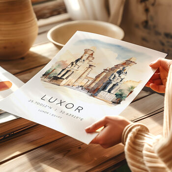 Luxor Egypt Travel Print, 3 of 7