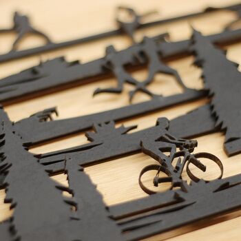 Cycling 3D Medal Hanger, 5 of 6