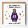 Customisable 2026 School Leavers Card For Boys, thumbnail 8 of 8
