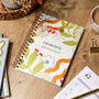 Personalised Blooms Of Joy Combined Diary And Notebook, thumbnail 8 of 12