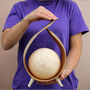 Handmade Natural Coconut Leaf Lamp, thumbnail 5 of 5