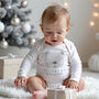 Personalised Baby's First Christmas Polar Bear Outfit, thumbnail 2 of 5