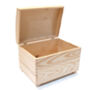 Wooden Storage Box With Lid 35cm X25cm X25cm, thumbnail 1 of 5