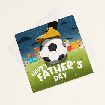 'The Big Match' Personalised Football Book For Dad, 3 of 12