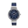 Helmsley Ladies Leather Multidial Watch, thumbnail 9 of 12