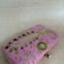 Peacock Pink Clutch Bag, thumbnail 3 of 10