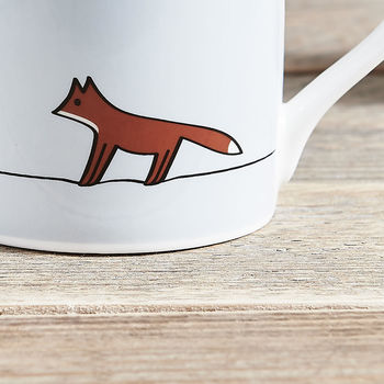 Fox Mug, Fine Bone China, 2 of 6