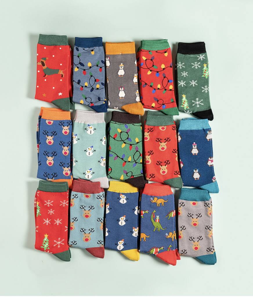 Men’s Christmas Bamboo Socks, 1 of 5