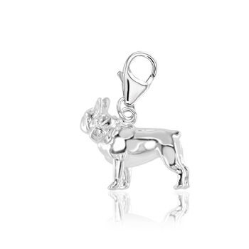 French Bulldog Charm Sterling Silver, 5 of 12
