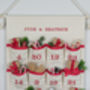 Luxury Personalised Fabric Advent Calendar, thumbnail 5 of 10