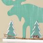 Scandi Moose Wooden Christmas Home Decoration, thumbnail 5 of 8