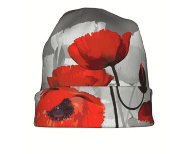 Soft Chemo Headwear Beanie Hat Bandana Various Poppy, 5 of 10
