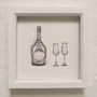 Personalised Champagne And Glasses Typewriter Art Print, thumbnail 2 of 12