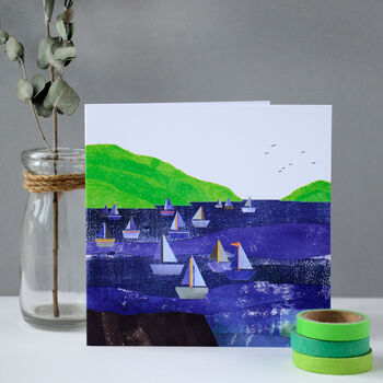 Coastal Boats Art Print, 4 of 11
