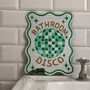 Bathroom Disco Decal Mirror, thumbnail 1 of 7