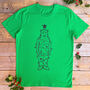 Christmas Tree Bear, Men's Organic T Shirt, thumbnail 1 of 5