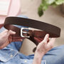Personalised Date Leather Anniversary Belt, thumbnail 1 of 3