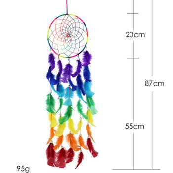 Dainty Rainbow Dream Catchers Gift For Baby And Kids Room, 3 of 4