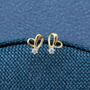 Gift Bag Mother Of The Bride Proposal Heart Earrings, thumbnail 6 of 8