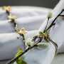 Set Of Four Woodland Bee Napkin Rings, thumbnail 1 of 2