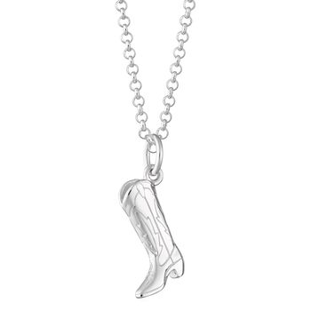 Personalised Cowboy Boot Necklace, 8 of 9