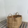 Extra Large Natural Braided Jute Storage Basket, thumbnail 10 of 10