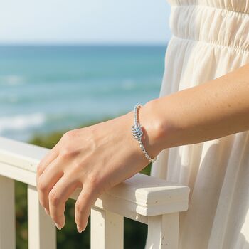 Personalised Milestone Birthday Silver Plated Bracelet Gift In Various Ages, 2 of 11