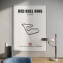 Red Bull F1 Track Print F1 Gift, thumbnail 2 of 2