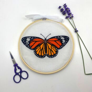 Butterfly Embroidery Kit, Beginners Kit, 3 of 9