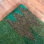 Handmade Tufted Large Green Rectangle Rug, thumbnail 6 of 12