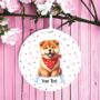Personalised Chow Chow Wearing A Red Bandana, thumbnail 2 of 2